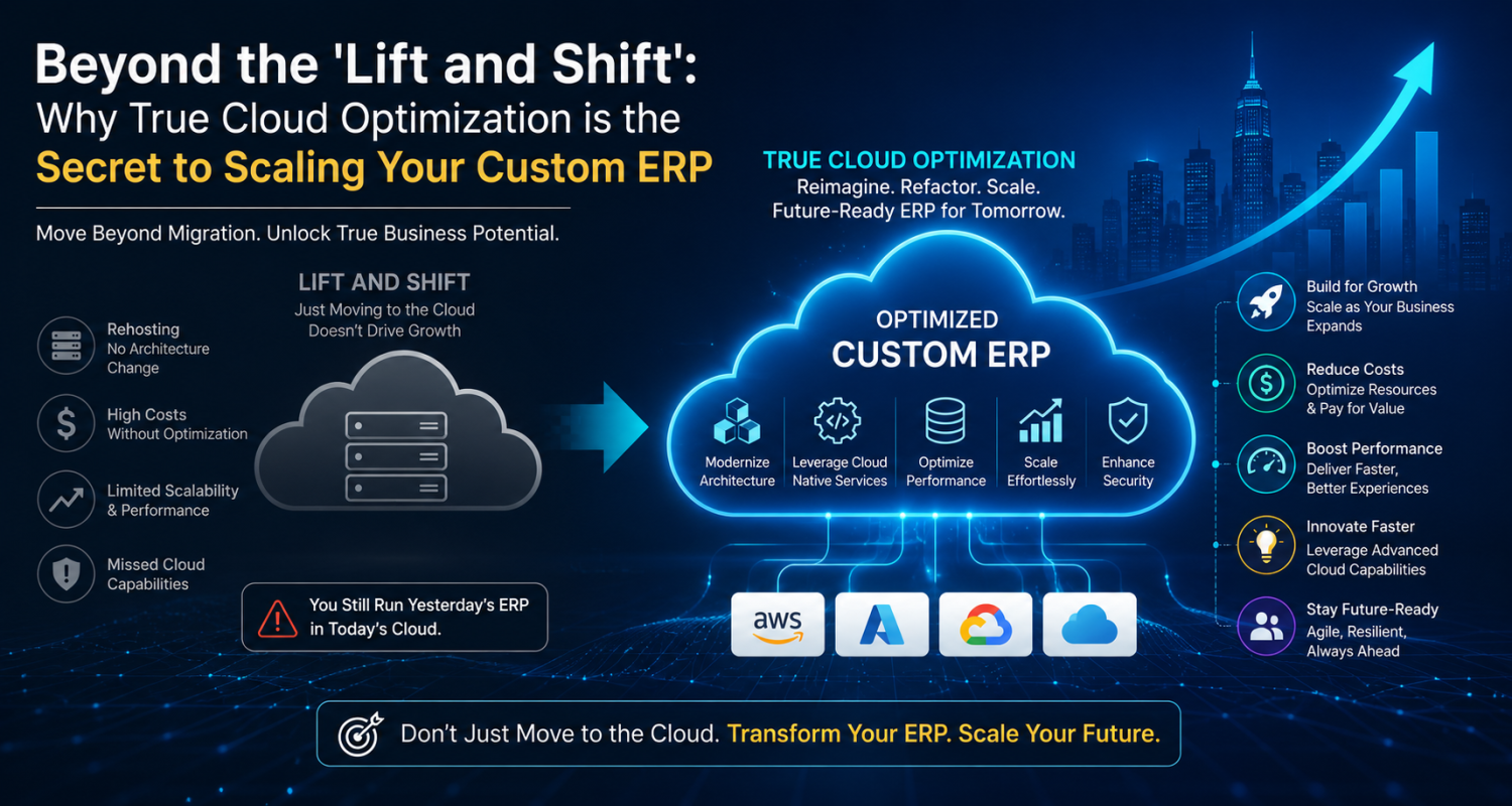 Beyond the 'Lift and Shift': Why True Cloud Optimization is the Secret to Scaling Your Custom ERP