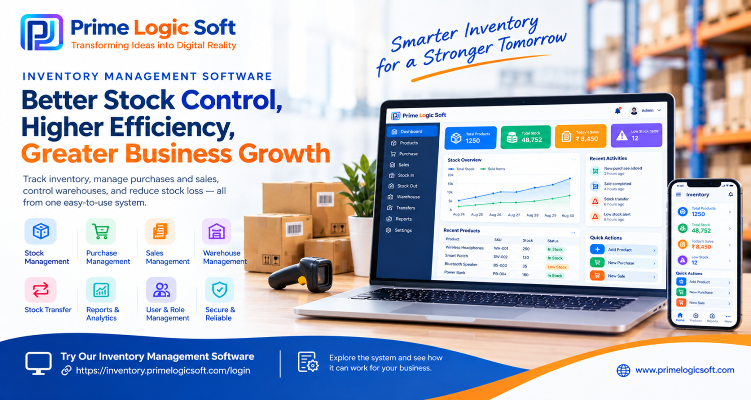 Inventory Management Software: How Businesses Can Reduce Stock Loss, Improve Control & Increase Efficiency